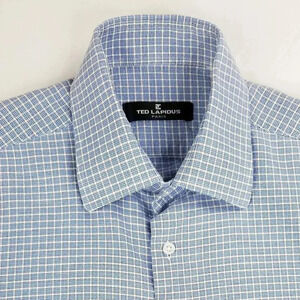 Ted Lapidus Spread Collar 41-42 Large Long Sleeve